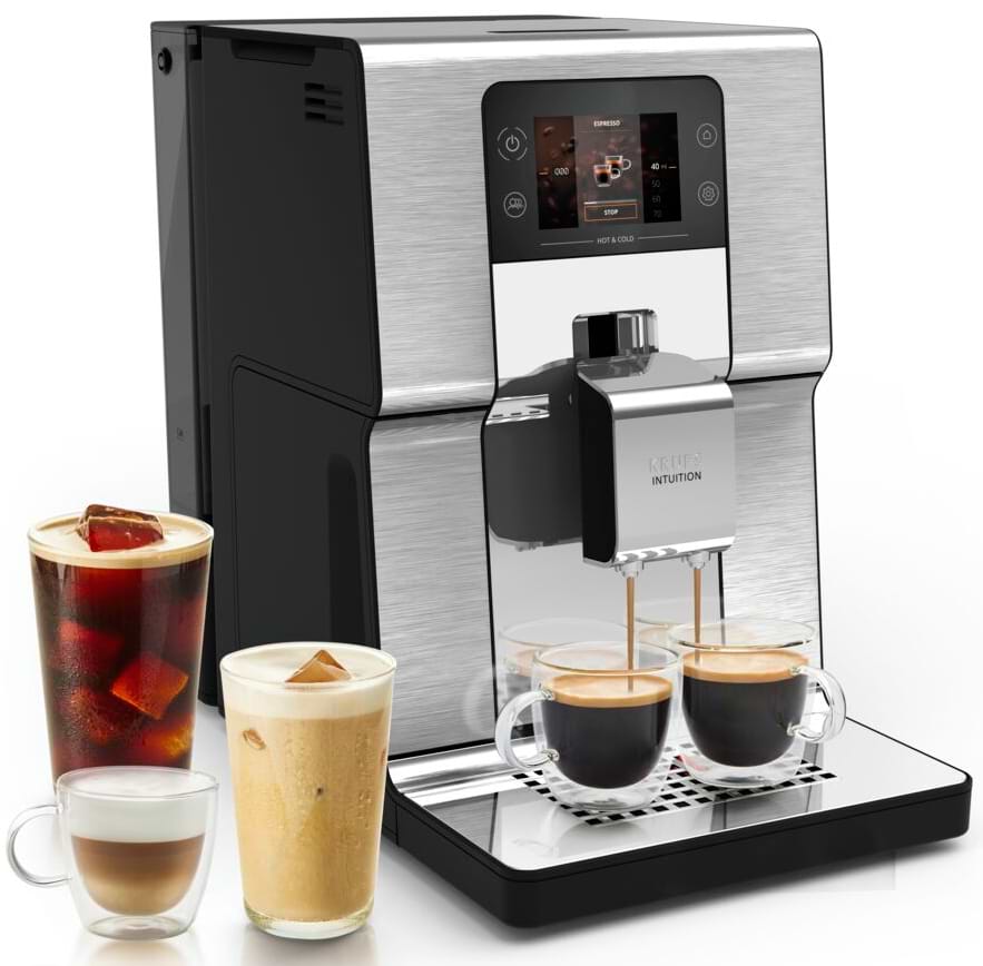Фото - Кофемашина Krups EA879EE0  Intuition Hot & Cold