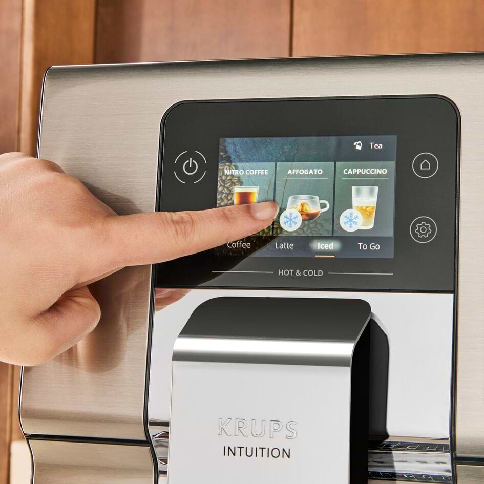 Фото - Кофемашина Krups EA879EE0  Intuition Hot & Cold