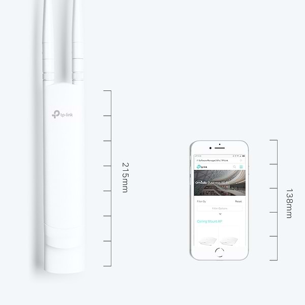 Фото - Точка доступа TP-Link EAP110 Outdoor