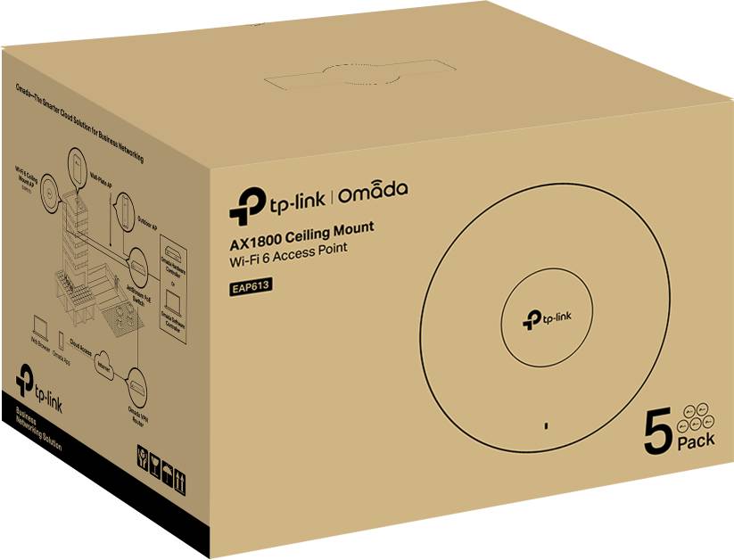 Фото - Точка доступа TP-Link EAP613 (5-PACK)