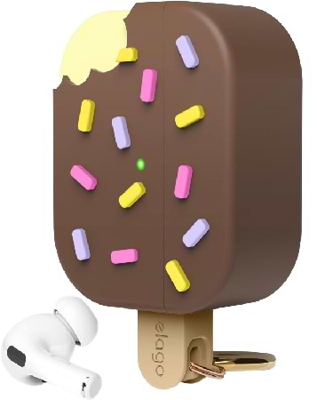 Чехол для наушников Elago Ice Cream Case Dark Brown for Airpods Pro 2nd Gen (EAPP2-ICE-DBR)