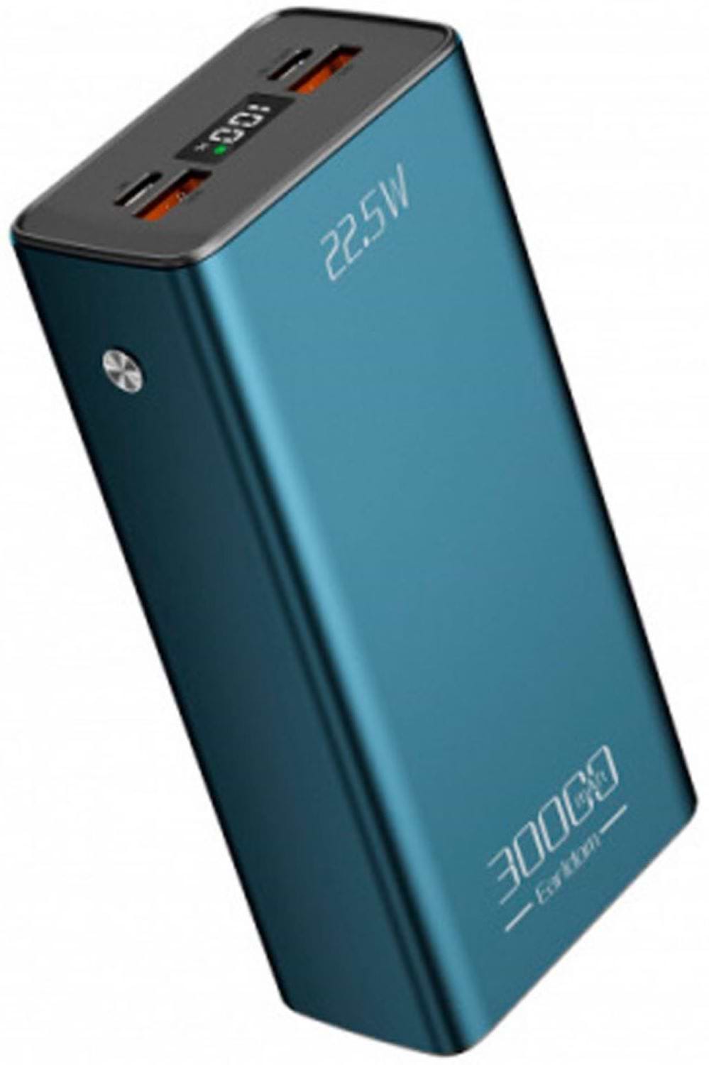 Батарея мобильная Earldom ET-PD36 30000mAh Metal Alloy QC3.0/PD2.0/PD3.0/22.5W Dark Blue (PB-000124)