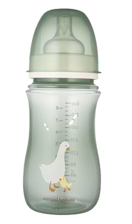 Бутылочка для кормления Canpol babies антиколиковая с широким отверстием 240 мл Easystart - Гуси (35/245)