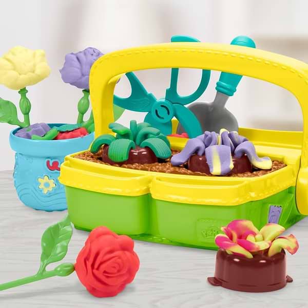 Фото - Наборы для лепки Hasbro Play-Doh Цветущие цветы (G0492)