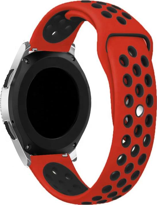 Фото - Ремінець для смарт-годинника BeCover Nike Style for Huawei Watch GT/GT 2 46mm/GT 2 Pro/GT Active/Honor Watch Magic 1/2/GS Pro/Dream Red-Black (705799)