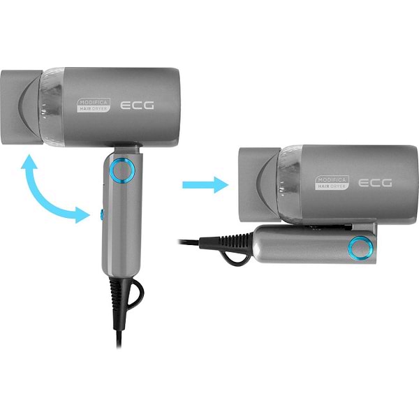 Фото - Фен ECG Modifica Grigio Piccolo