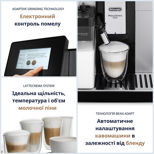 Фото - Уцінка - Кавомашина Delonghi ECAM610.74.MB #
