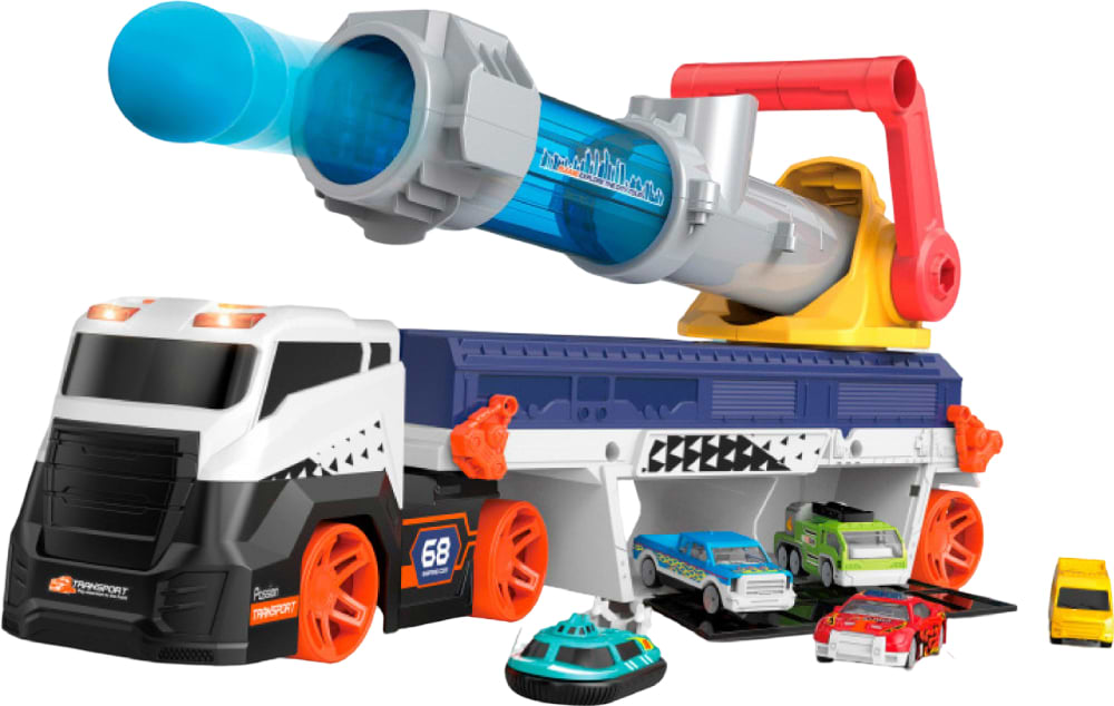 Ігровий набір мікс WinTek Вантажівка з пушкою та транспортом (E7007-3) - Фото 1