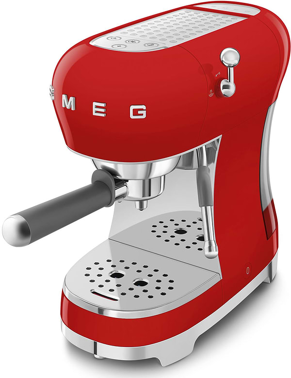 Фото - Кофеварка рожковая Smeg ECF02RDEU