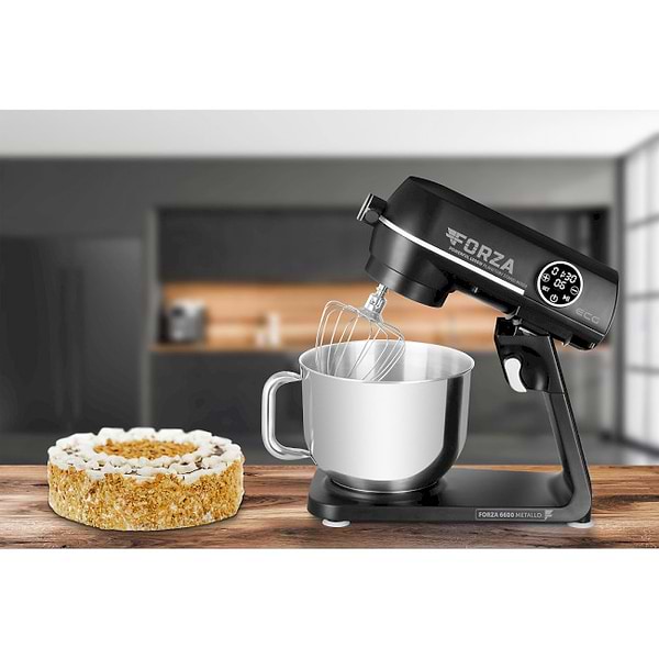 Фото - Кухонный комбайн ECG FORZA 6600 Metallo Nero