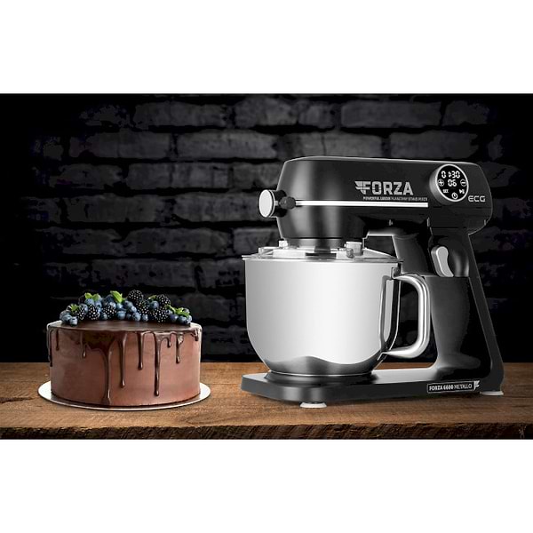 Фото - Кухонный комбайн ECG FORZA 6600 Metallo Nero
