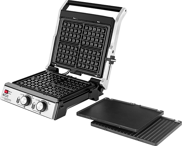 Фото - Гриль-барбекю электрический ECG KG 2033 Duo Grill & Waffle