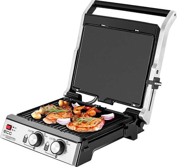 Фото - Гриль-барбекю электрический ECG KG 2033 Duo Grill & Waffle