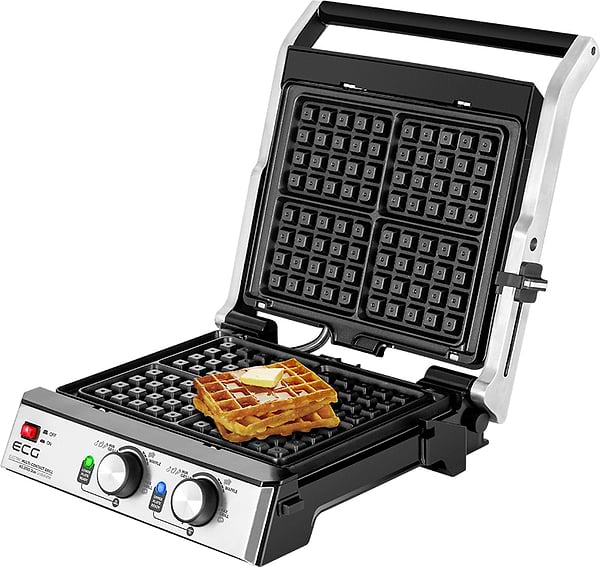 Фото - Гриль-барбекю электрический ECG KG 2033 Duo Grill & Waffle