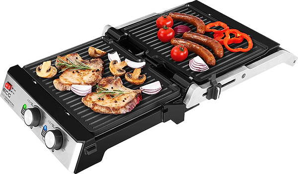 Фото - Гриль-барбекю электрический ECG KG 2033 Duo Grill & Waffle