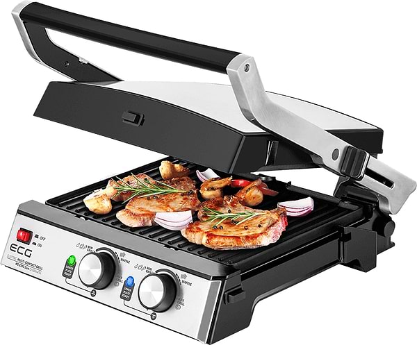 Фото - Гриль-барбекю электрический ECG KG 2033 Duo Grill & Waffle