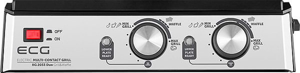 Фото - Гриль-барбекю электрический ECG KG 2033 Duo Grill & Waffle