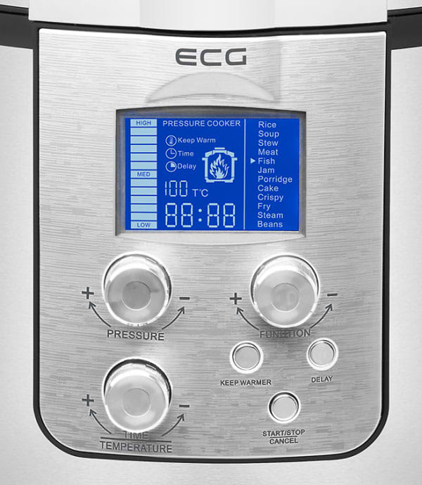 Фото - Мультиварка-скороварка ECG MHT 1661 Pressione Nuovo