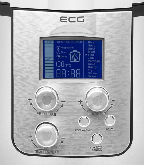 Фото - Мультиварка-скороварка ECG MHT 1661 Pressione Nuovo