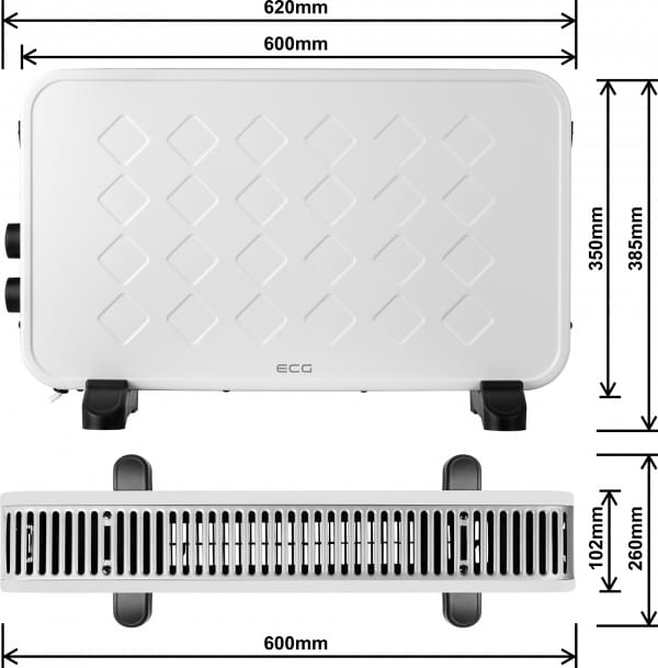 Фото - Конвектор ECG TK 2070 White