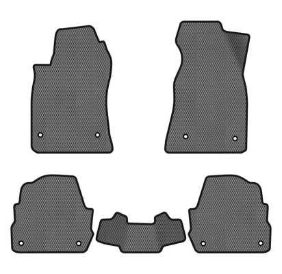 EVA коврики в салон авто EVAtech для A6 (C5) 4WD Audi 1997-2001 2 поколение Sedan EU (AU11281CBK5AV8RGB)