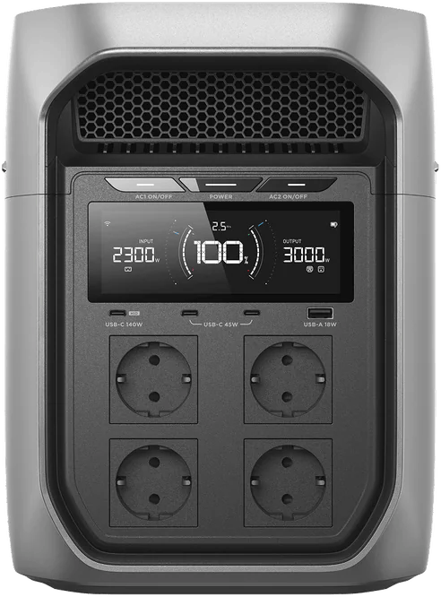 Зарядная станция универсальная EcoFlow Delta 3 Max (2400 Вт, 2048 Вт/час)