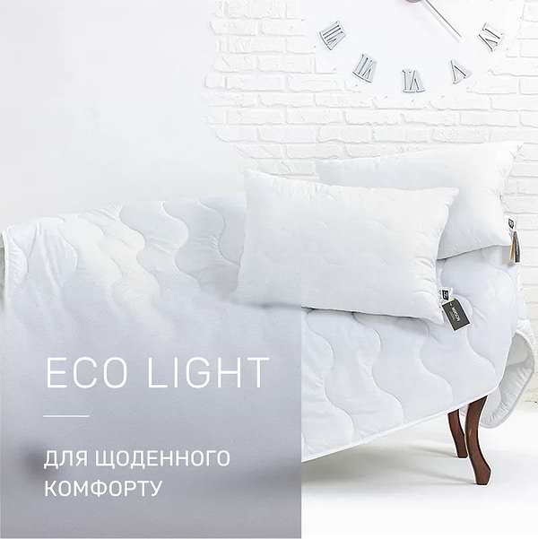 Фото - Подушка стандартная MirSon BamBoo №1612 Eco Light White (2200002647243)