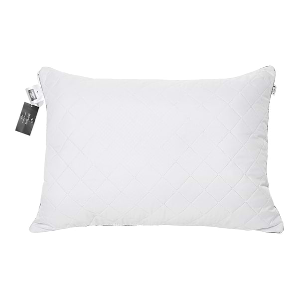 Фото - Подушка стандартна MirSon бавовняна 1287 Eco Silver Середня 70х70 см (2200001537941)