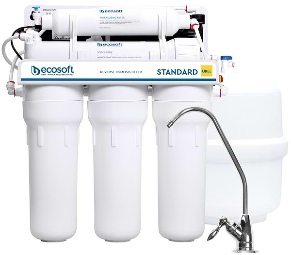 Фото - Система обратного осмоса Ecosoft Standard 5-50P PRO (MO550MPECOSTD) Фото - Система обратного осмоса Ecosoft Standard 5-50P PRO (MO550MPECOSTD)