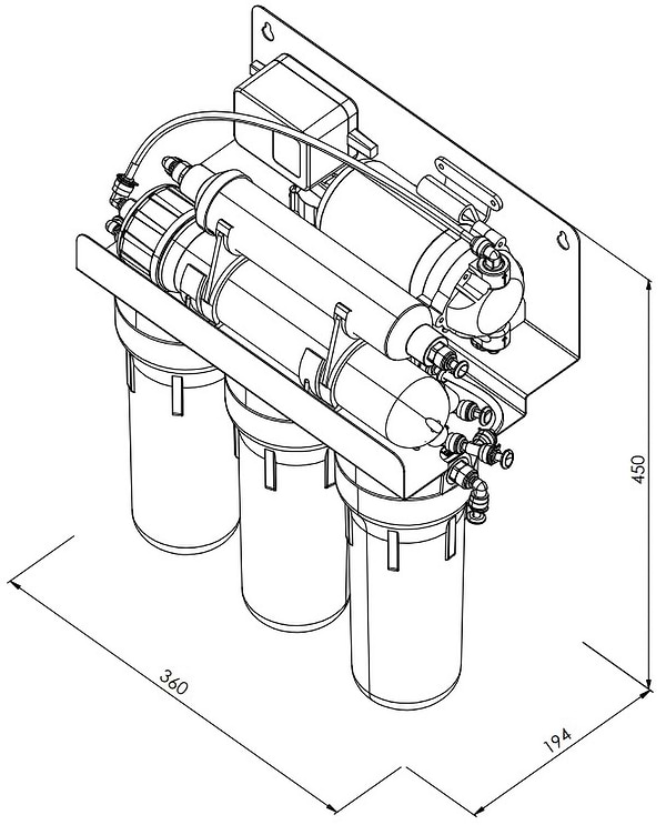 Фото - Система обратного осмоса Ecosoft Standard 5-50P PRO (MO550MPECOSTD)