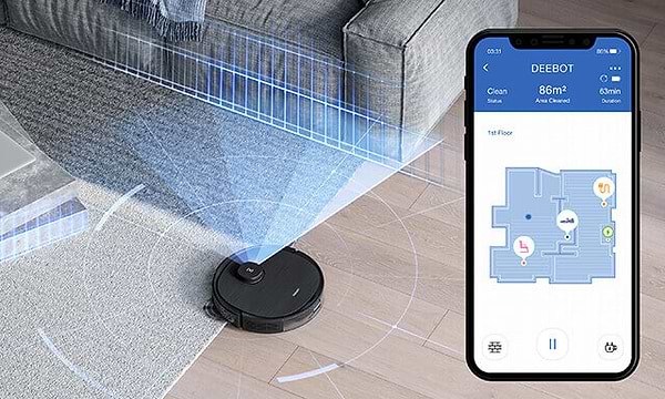 Фото - Уценка - Робот-пылесос моющий Ecovacs Deebot OZMO T8 AIVI (DBX11-11)