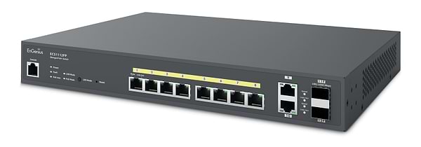 Фото - Коммутатор локальної мережі (Switch) EnGenius ECS1112FP