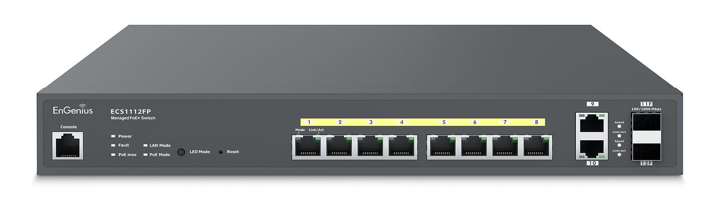Коммутатор локальной сети (Switch) EnGenius ECS1112FP - Фото 1