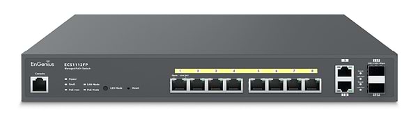 Фото - Коммутатор локальної мережі (Switch) EnGenius ECS1112FP