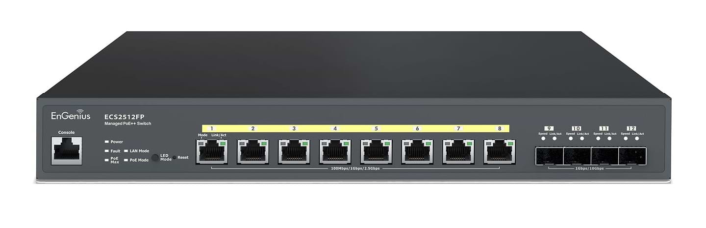 Коммутатор локальной сети (Switch) EnGenius ECS2512FP - Фото 1