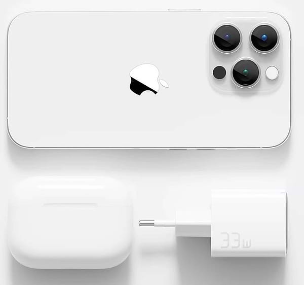 Фото - Сетевое зарядное устройство Essager PoleStar GaN 33W Travel Phone Charger USB A + Type C EU (ECTAC-JXB02-Z)