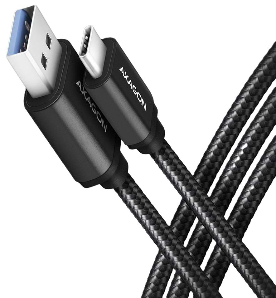 Кабель синхронізації даних AXAGON USB-C TO USB3.2 1m (BUCM3-AM10AB)