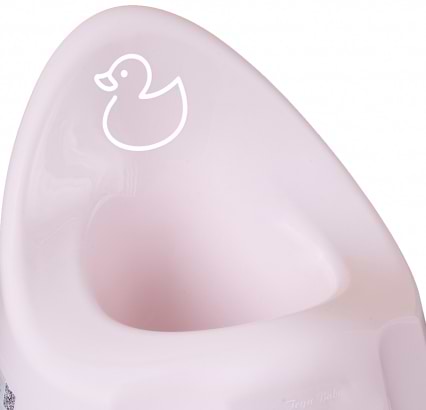 Фото - Горщик дитячий Tega Baby Каченя з антиковзаючою гумою і музикою Світло-рожевий (PO-070-130)