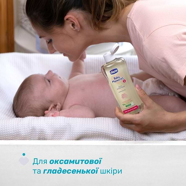 Фото - Масло для массажа Chicco для чувствительной кожи Baby Moments 200 мл (10242.00)