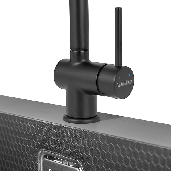 Фото - Смеситель кухонный Gunter & Hauer EDEL Black