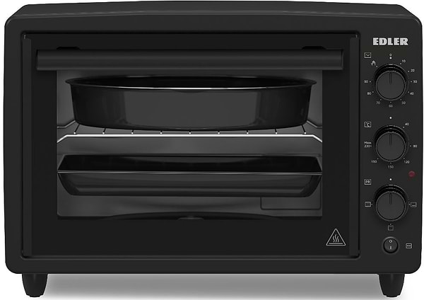 Фото - Уцінка - Піч електрична Edler EDEO-3802 Black