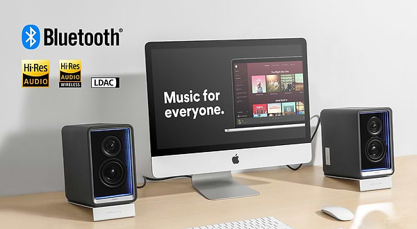 Фото - Комп'ютерна акустика компактна 2.0 Edifier 2.0 70W Bluetooth Hi-Res QR65 Black