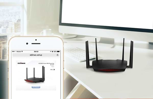Фото - Микроповреждение - Маршрутизатор интернет WiFi5 Edimax AC2600 (RG21S)