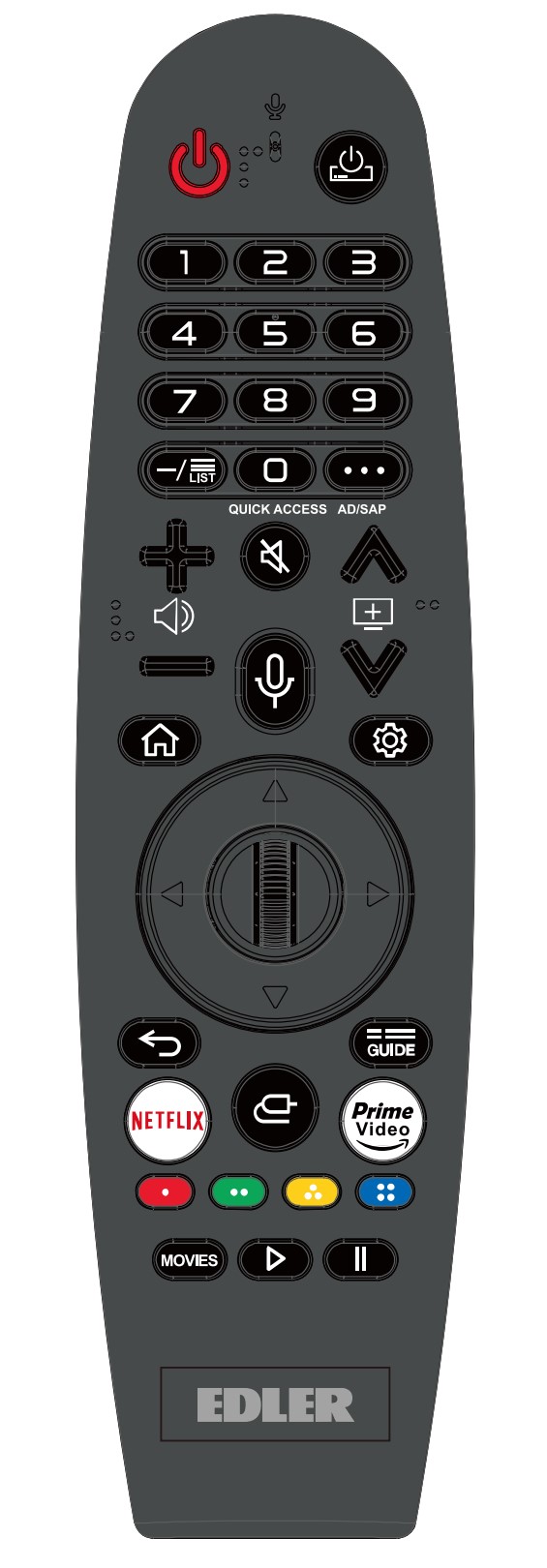 Фото - Телевизор Edler AK50UHD22 W