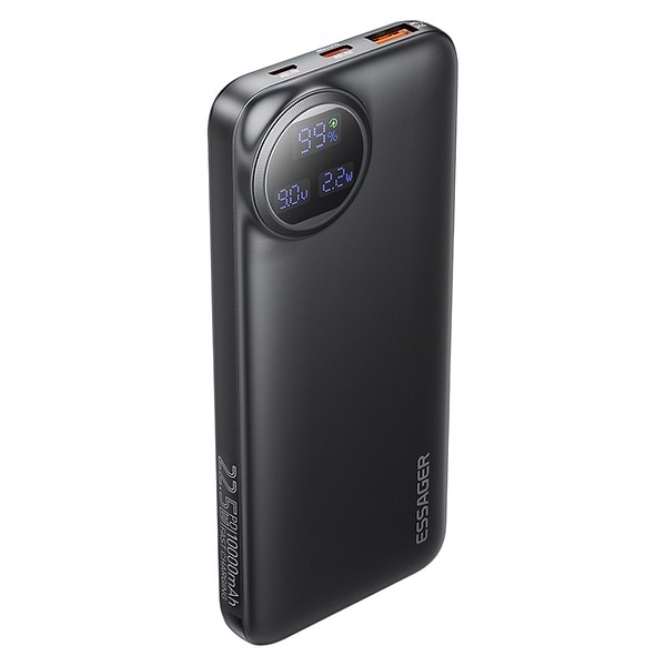 Фото - Батарея мобільна Essager Heteromypil 22.5W 10000mAh Li-Pol QC3.0 Black (EDY1W-YT01-Z)