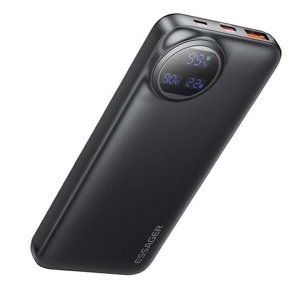 Фото - Батарея мобільна Essager Heteromypil 22.5W 10000mAh Li-Pol QC3.0 Black (EDY1W-YT01-Z)