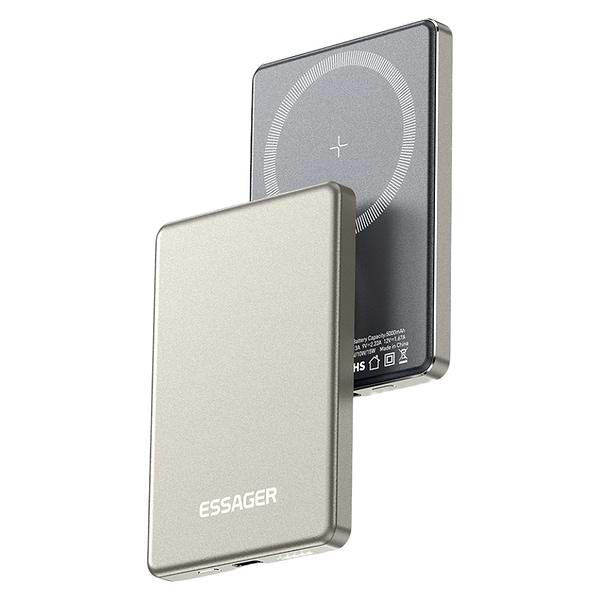 Фото - Батарея мобільна Essager Cross-border magnetic 20W PD Li-Pol QC3.0 5000mAh (EDY5K-YJ0A-Z)