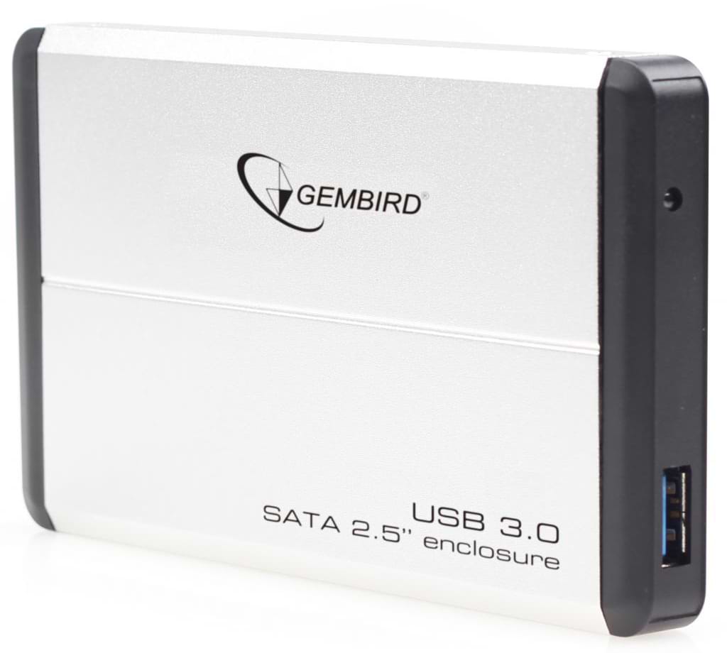 Внешний карман Gembird HDD 2.5'' USB 3.0 Silver (EE2-U3S-2-S)