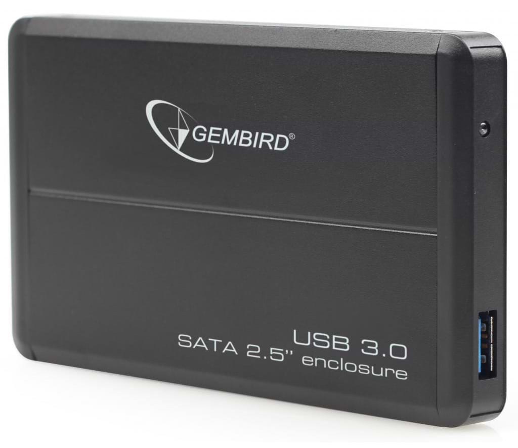 Зовнішній карман Gembird HDD 2.5'' USB 3.0 Black (EE2-U3S-2) - Фото 1