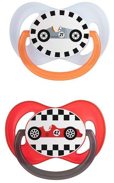 Симетрична пустушка Canpol babies 0-6 м-ців 2 шт. Racing (22/634)